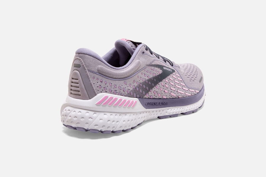 Adrenaline GTS 21 Road Brooks Running Shoes NZ Womens - Pink - FUAIPD-920